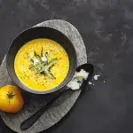 Polévka se šafránem