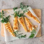 Mrkvičky z listového těsta 