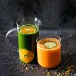 2x smoothie – Špenát & kiwi a Tropico