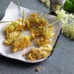 Bezové květy v těstíčku