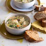 Bramborová polévka s pelmeněmi