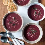 Černá zabijačková polévka (prdelačka)