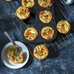 Cuketové bábovičky se sýrem