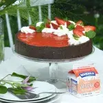 Jahodový cheesecake