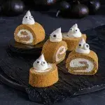 Dýňové roládky s duchy