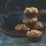 Dýňové chai muffiny s drobenkou