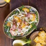 Hrušky & fenykl se zálivkou z podmáslí