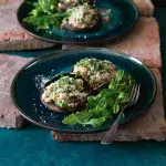 Kroupové rizoto & žampiony