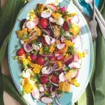 Kukuřičný salát s ředkvičkami