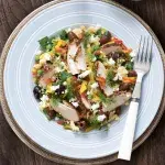 Kuře s kuskusem a tzatziki