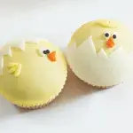 Kuřátka z bílé čokolády 