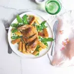 Kuřecí supreme s bramborovými noky a omáčkou allemande