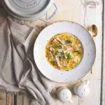 Kuřecí vývar se zázvorem