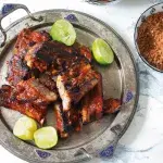 Lepivá vepřová žebírka s rapadurovou solí