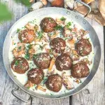 Masové koule v liškové omáčce