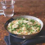 Mrkvové rizoto s hráškem