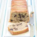 Obrácený banánový chlebíček