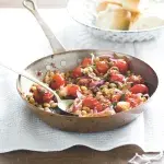 Pestrá fazolová pánev