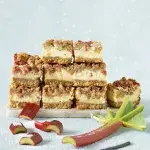 Rebarborový koláč s tvarohem