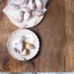 Rýžové koblížky s krémem