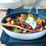 Skandinávské mleté maso s bramborami