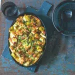 Slaná žemlovka s pórkem