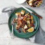 Steak s rychlým teplým bramborovým salátem