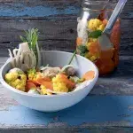 Sterilovaná zelenina na kyselo