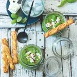 Studená cuketová polévka Studená cuketová polévka