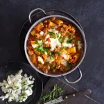 Těstoviny s krůtou z jednoho hrnce