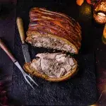 Vepřová plec s kořeněnou nádivkou