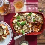 Zapečené ziti s lilkem a ricottou