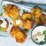 Bramborové placky s jogurtovým dipem