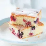 Šlehačková bublanina s ovocem