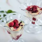 Malinovo-pomerančový pohár