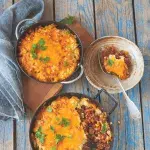 Mleté maso pod květákovou pokličkou