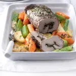 Kančí roláda s bylinkami a pancettou