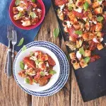 Rigatoni s omáčkou alla Norma z trouby