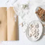 Křehké vanilkové rohlíčky