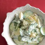 Bramborový salát s okurkou