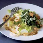 Salát se spoustou česneku