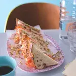 Sendvič s krůtí šunkou a mrkví