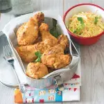 Smažené kuře z trouby & coleslaw