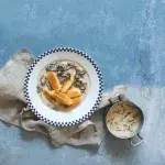 Smetanová houbová omáčka