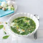 Špenátová polévka s quinoou