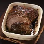 Starodávná hovězí pečeně na kávě