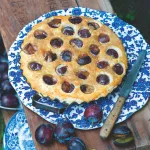 Švestkový koláč s makovým mascarpone