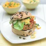 Thajské krůtí burgery s mangem