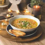 Tradiční rybí polévka s hrachem