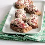 Tvarohová pomazánka se sýrem s modrou plísní